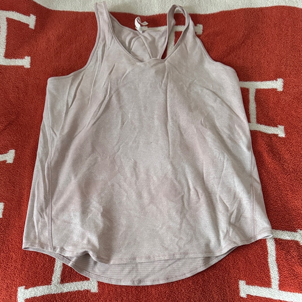 Lululemon Athletica Light Pink Tank Top